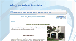 Desktop Screenshot of allergyasthmaassoc.com