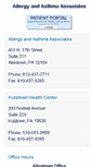Mobile Screenshot of allergyasthmaassoc.com